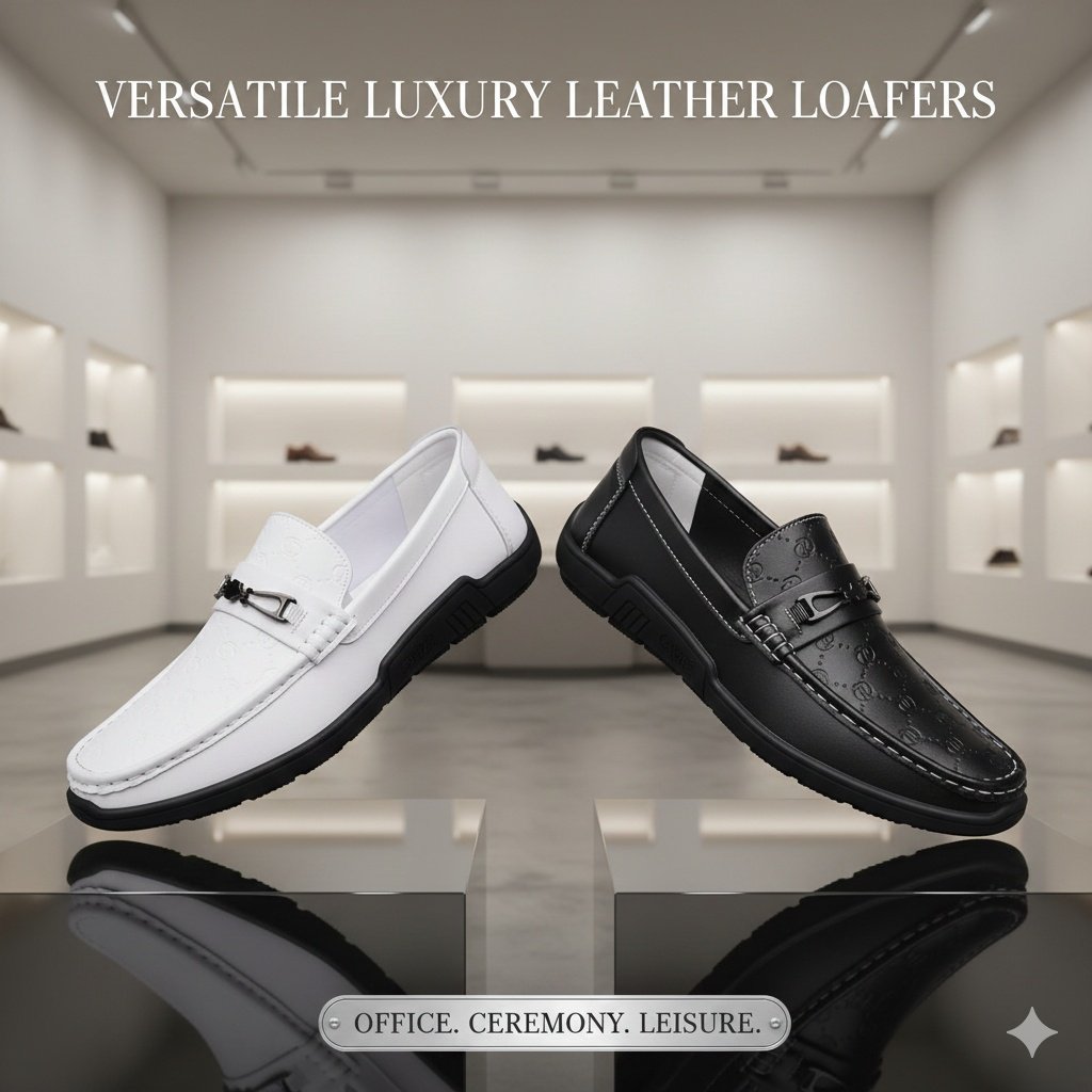 PrimeWalk Lightweight Executive Men Loafers - Image 2