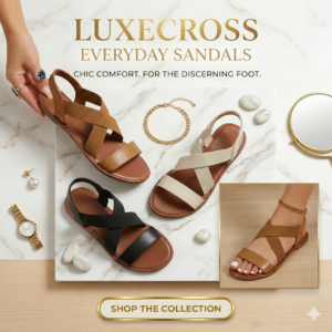LuxeCross Everyday Sandals