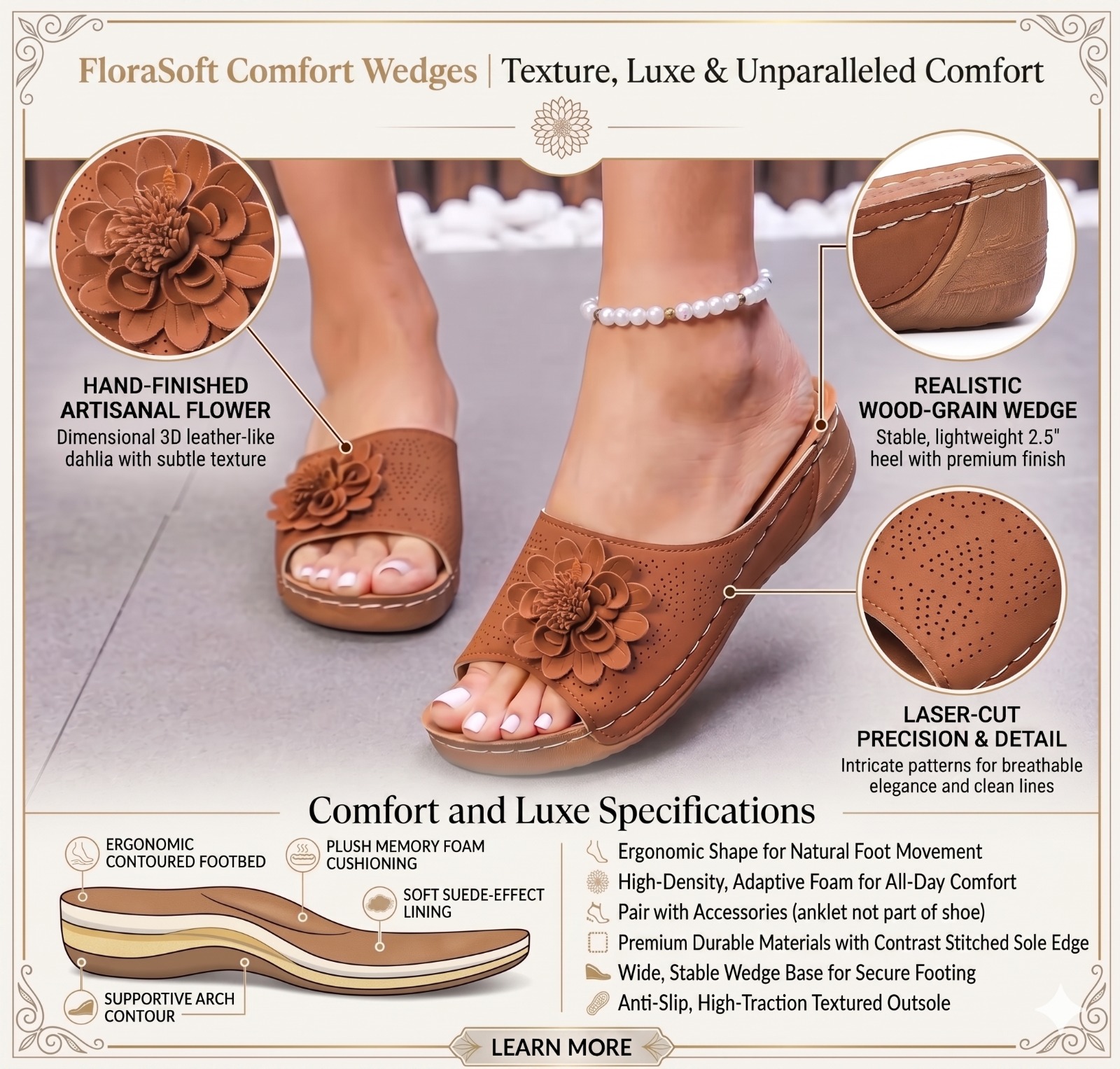 FloraSoft Comfort Wedges - Image 9