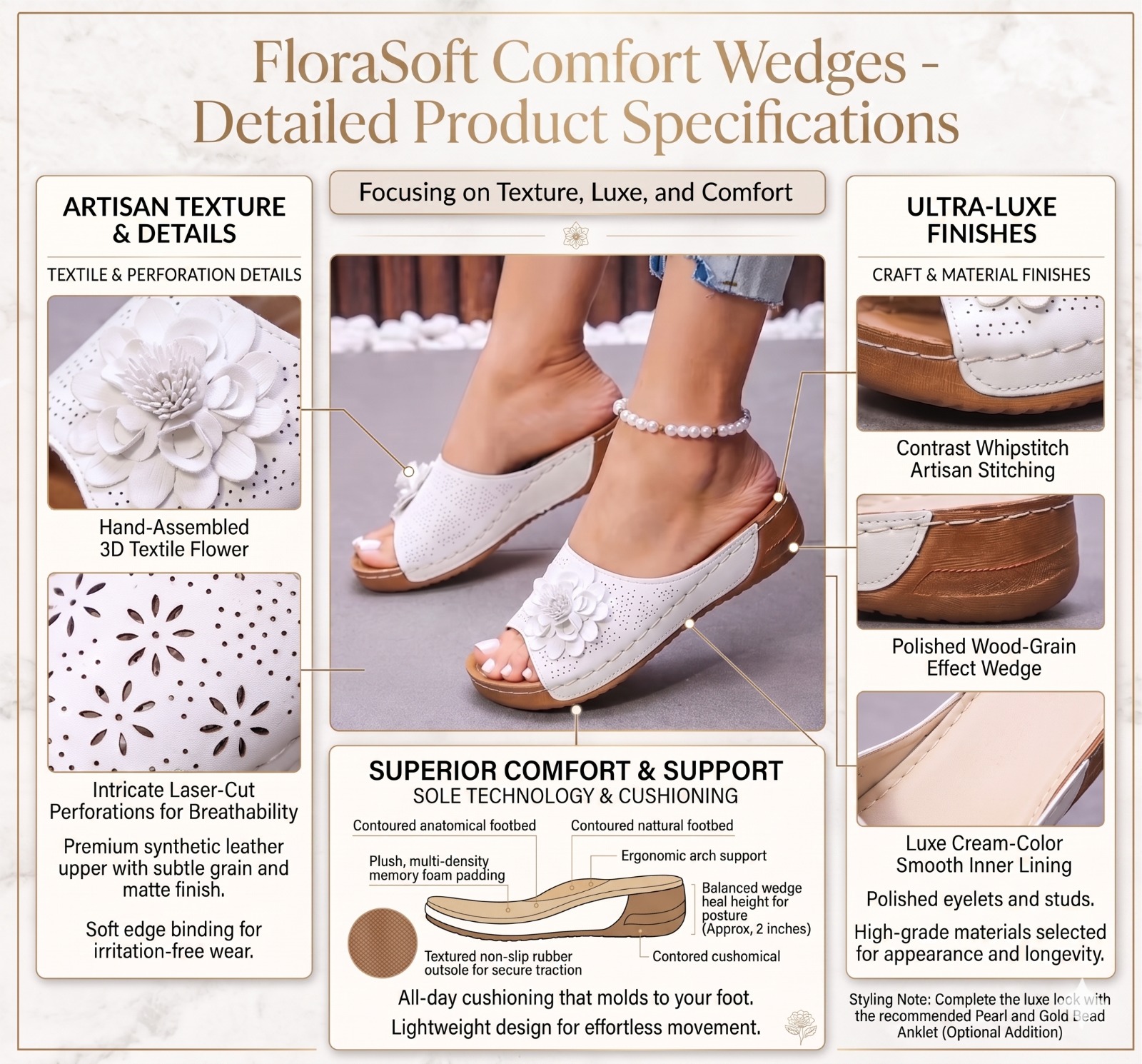 FloraSoft Comfort Wedges - Image 13