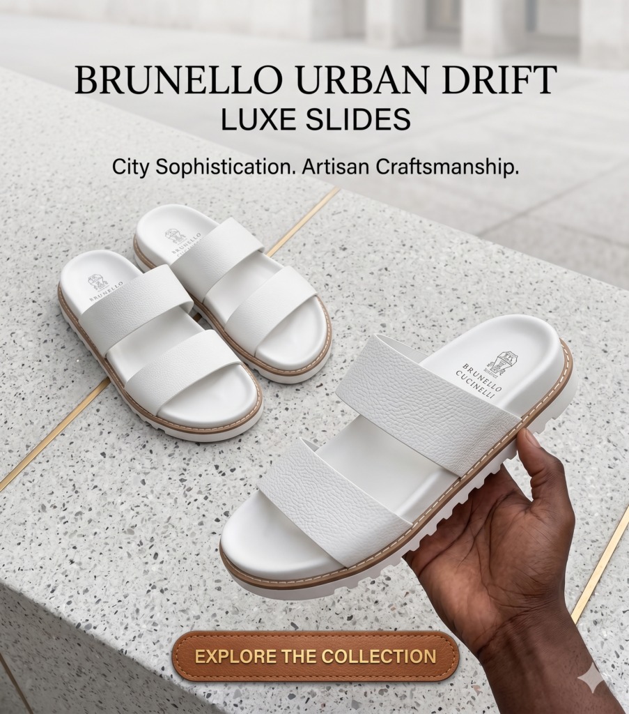 Brunello Urban Drift Luxe Slides - Image 9