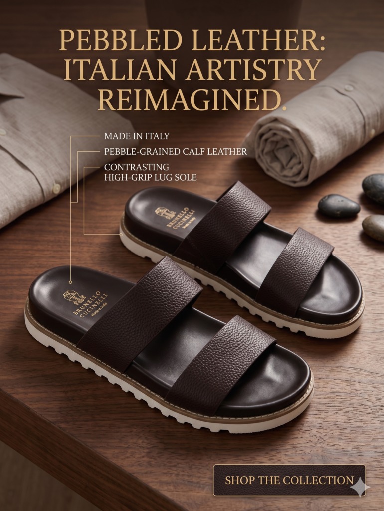 Brunello Urban Drift Luxe Slides - Image 12
