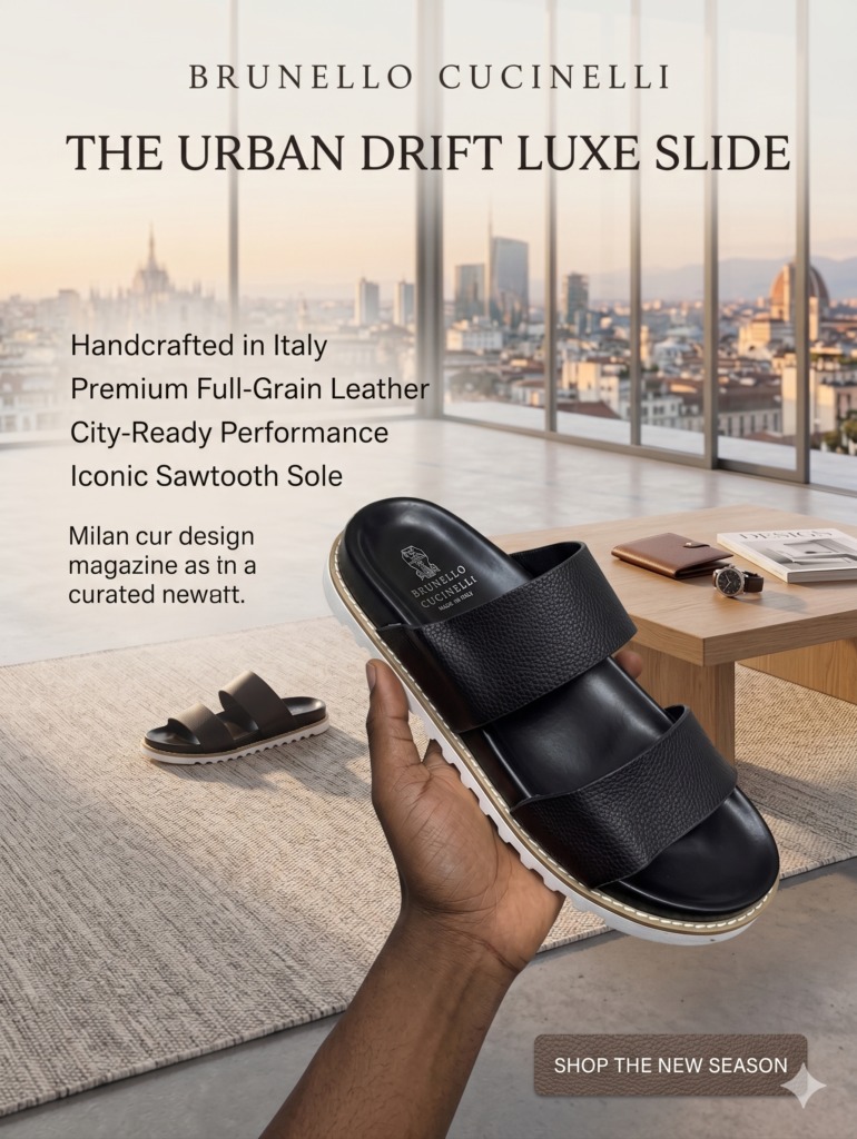 Brunello Urban Drift Luxe Slides - Image 7