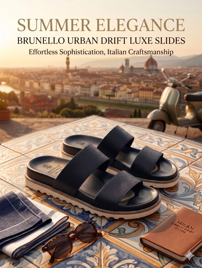 Brunello Urban Drift Luxe Slides - Image 4
