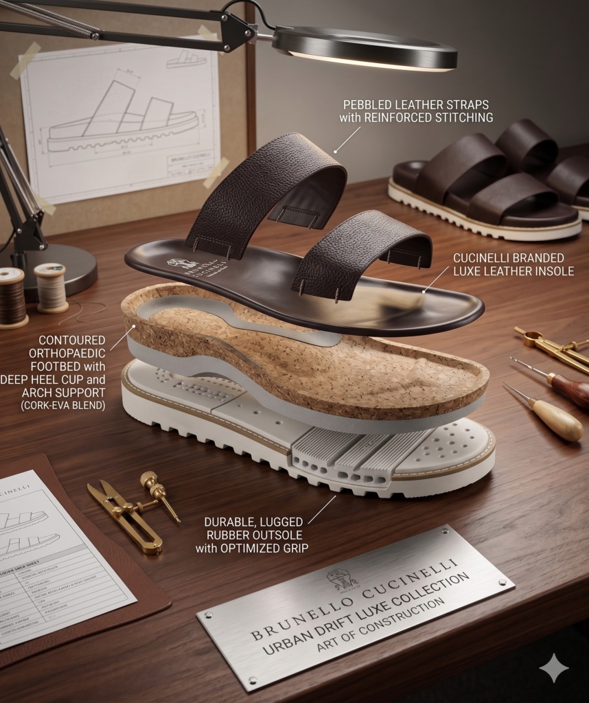 Brunello Urban Drift Luxe Slides - Image 15