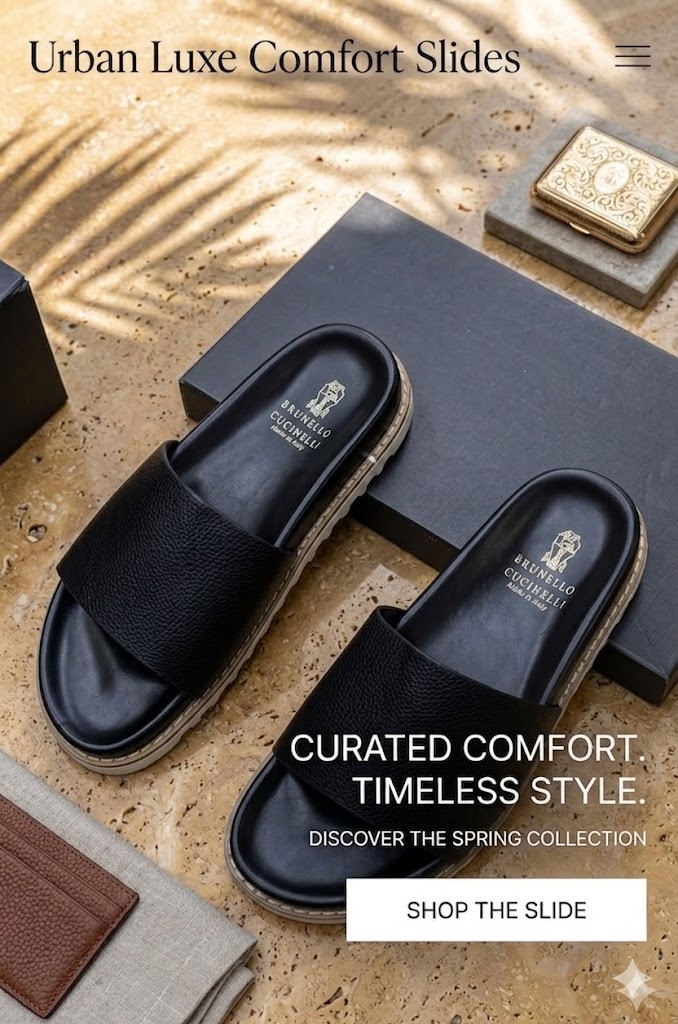 Urban Luxe Comfort Slides - Image 5