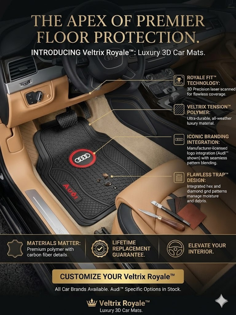 Veltrix Royale™ Luxury 3D Car Mats - Image 22