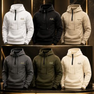 TITAN LUXE™ Premium Half-Zip Hoodie