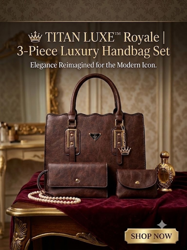 👑 TITAN LUXE™ Royale 3-Piece Luxury Handbag Set - Image 6