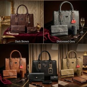 👑 TITAN LUXE™ Royale 3-Piece Luxury Handbag Set