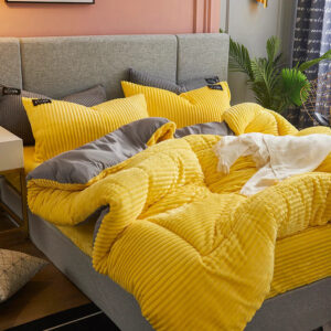 🔥 Luxury Royal Velvet King Size Duvet Set (4PCS) – Ultra Soft, Warm & Elegant