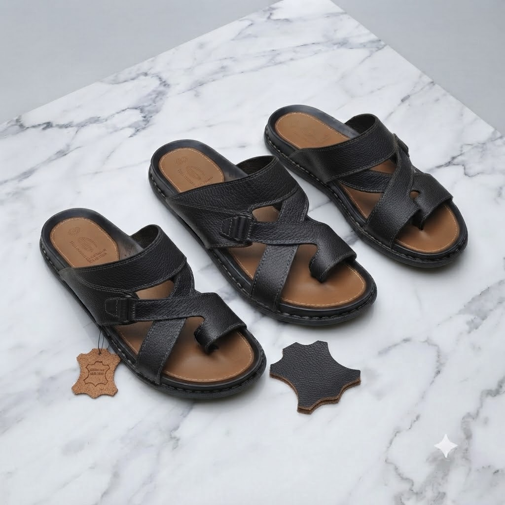 👑 CLERIX™ Premium Leather Comfort Sandals - Image 6
