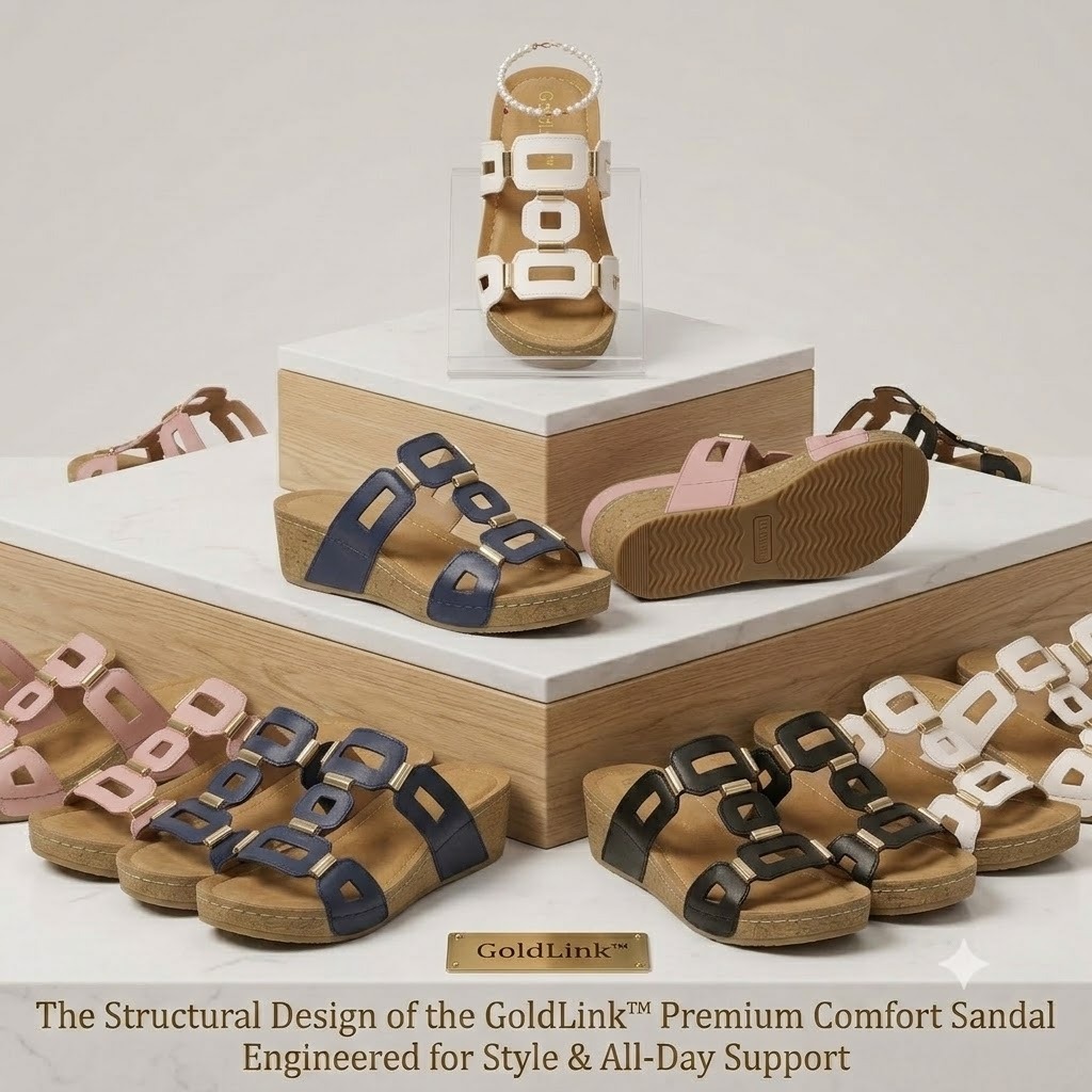 👑 GoldLink™ Premium Comfort Platform Sandals – Stylish, Lightweight & All-Day Support - Image 6