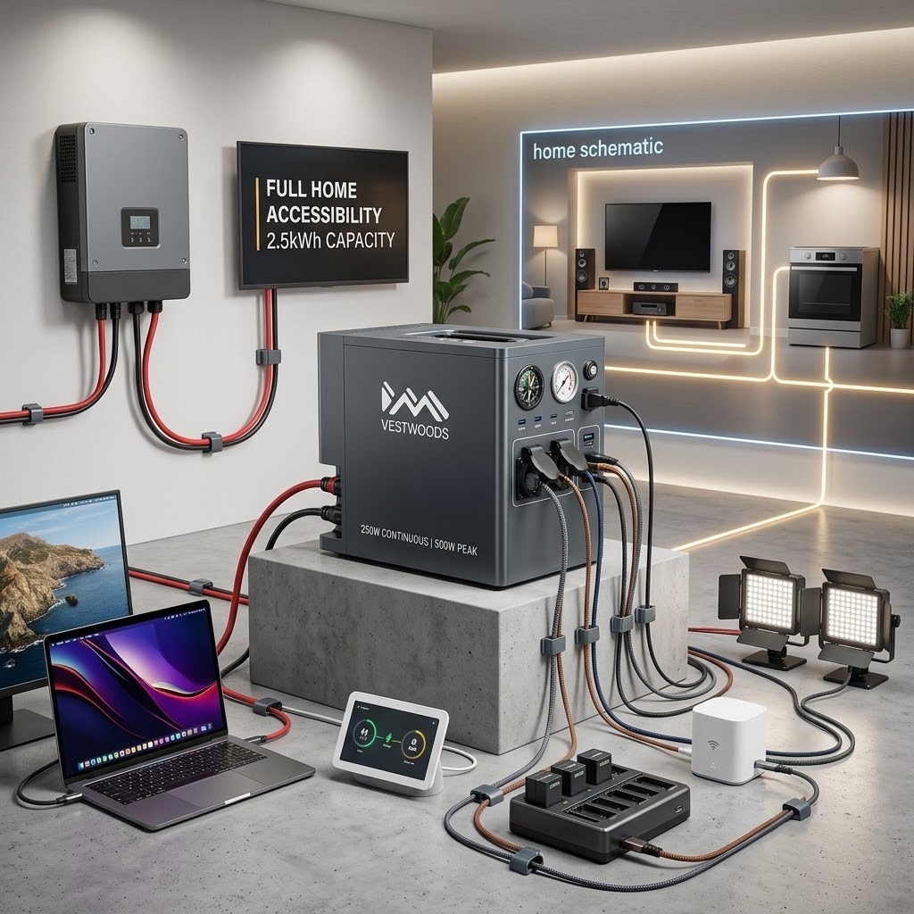 PowerNestβ’ 2kWh & 1kWh Lithium Home Backup Power Station ππ - Image 10