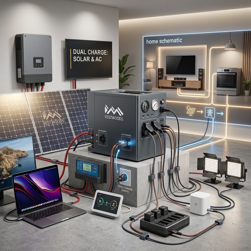 PowerNestβ’ 2kWh & 1kWh Lithium Home Backup Power Station ππ - Image 9