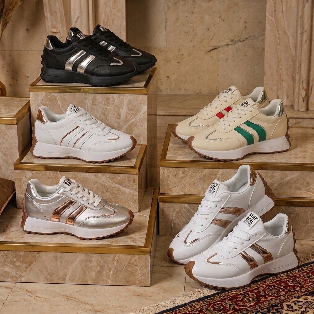 LuxeStride™ Premium Fashion Sneakers